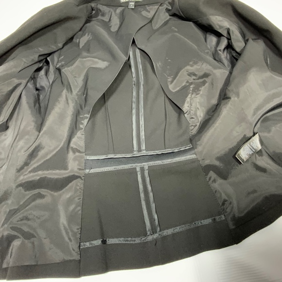 Express Black Blazer 3/4 Sleeves - Size 4 - Picture 9 of 11